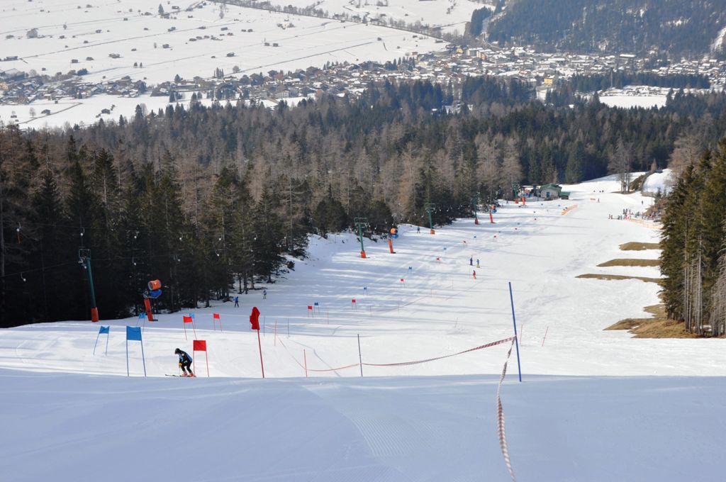 skirennen in Ehrwald